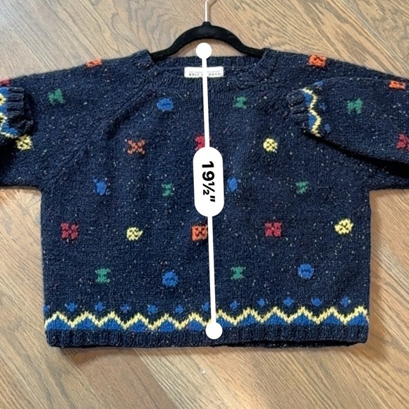 The Limited Sweater Vintage American Collection Wool Cropped Pac-Man Graphic - S - Picture 9 of 13